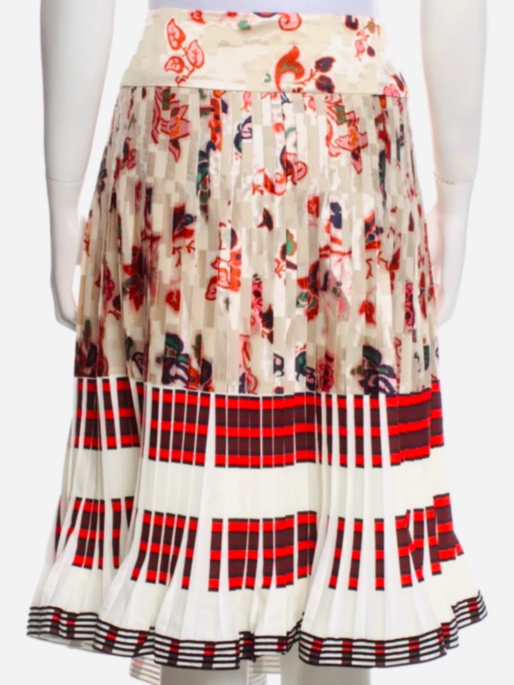 NWT Tory Burch Luxe Pleated Skirt - Picture 9 of 9